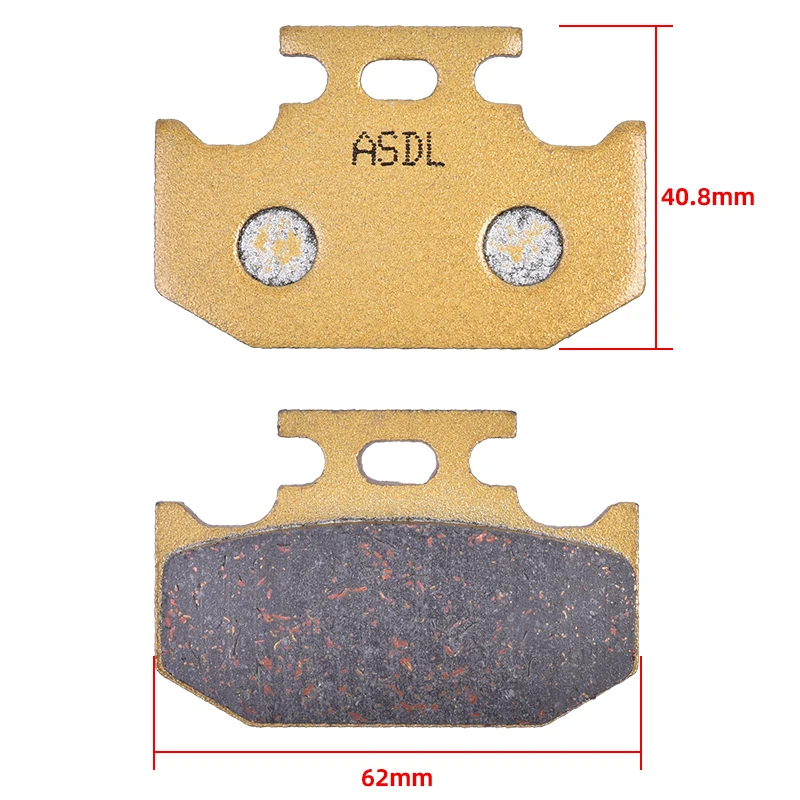 Motorcycle Rear Brake Pad Disc Set For YAMAHA DT125RE DT125X GT125 TT250R MT125A YZF-R 125 ABS 2019-2021 For SUZUKI DR650 96-21