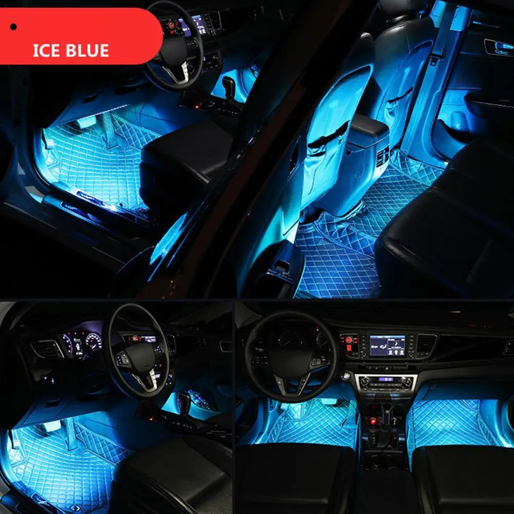 

Светодиодная подсветка для салона автомобиля с USB-подсветкой, авто декоративная атмосфера, неоновая лампа, автомобильные аксессуары