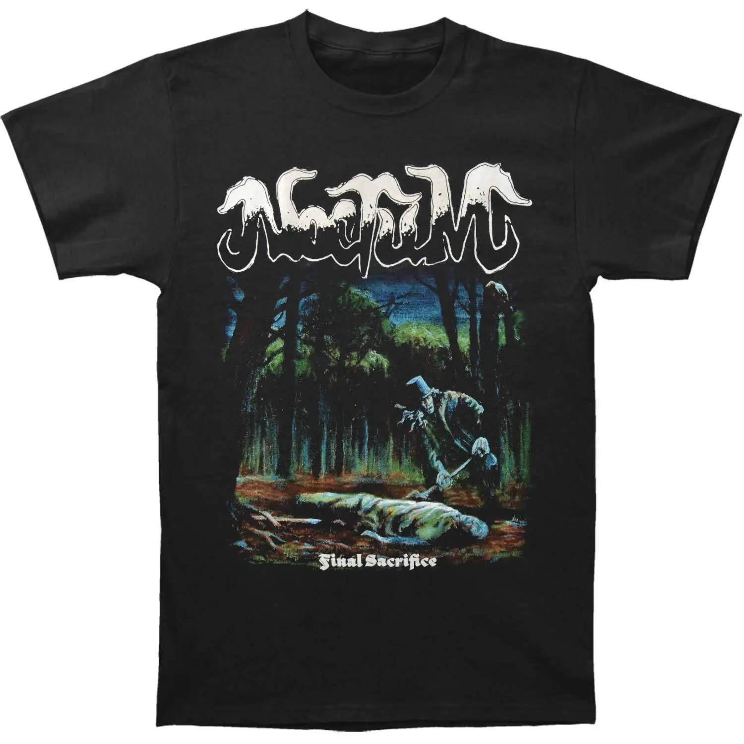 Men'S Noctum Final Sacrifice T Shirt Large Black