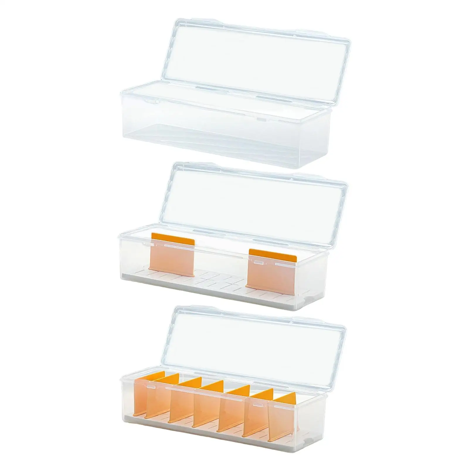 Trading Card Storage Box Storage Case Transparent Portable Container Organizer