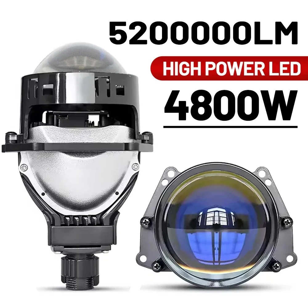 

Светодиодные фары K5, 3 и 2,5 дюйма, Bi-LED проектор, двойная линза, 4800 Вт, сверхмощные, суперяркие, передние фары, универсальные, 520000 лм