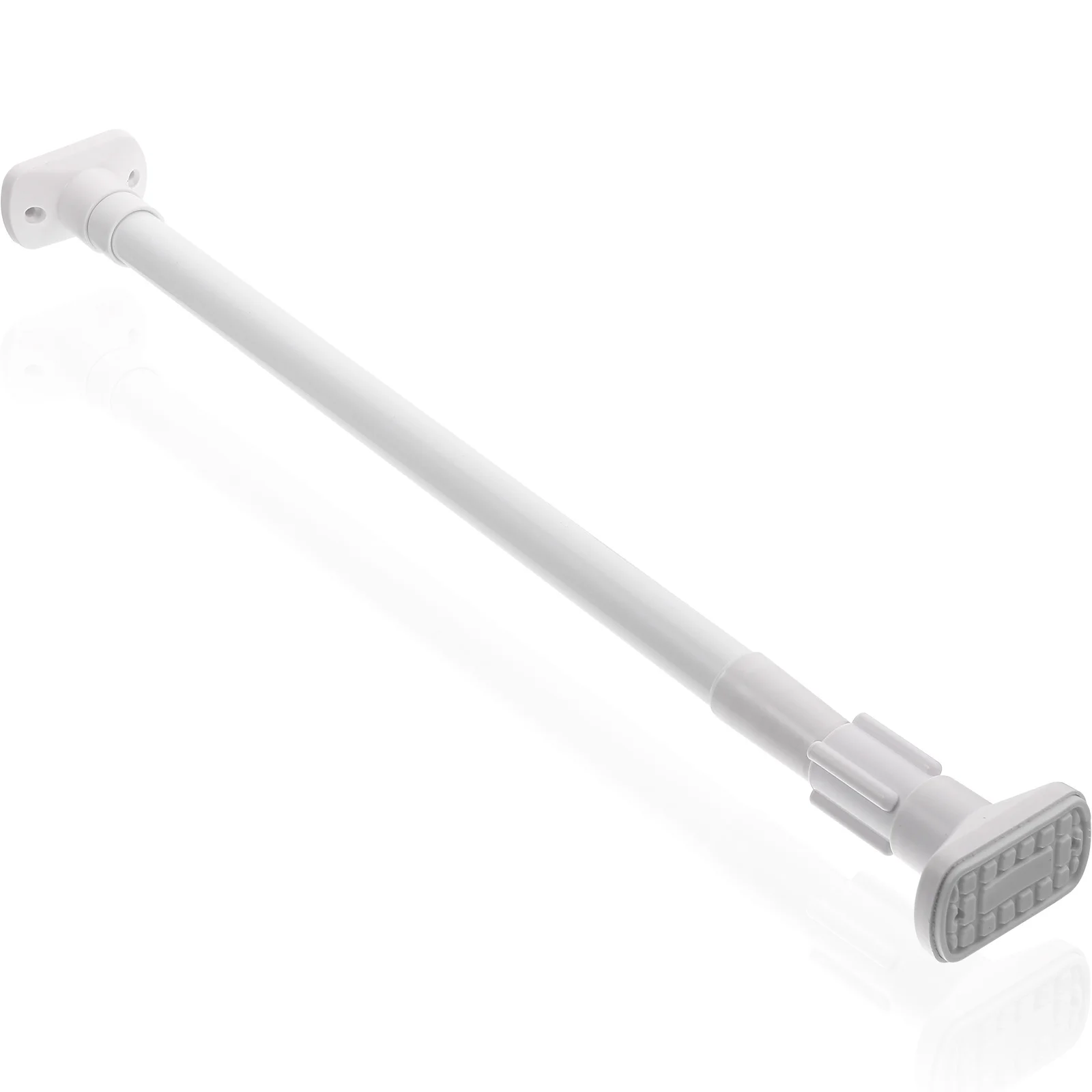 

Wardrobe Clothes Rail Stainless Steel Telescopic Rod Door Curtain Shower Pole Drying Rack 200cm Extendable Tension Bar