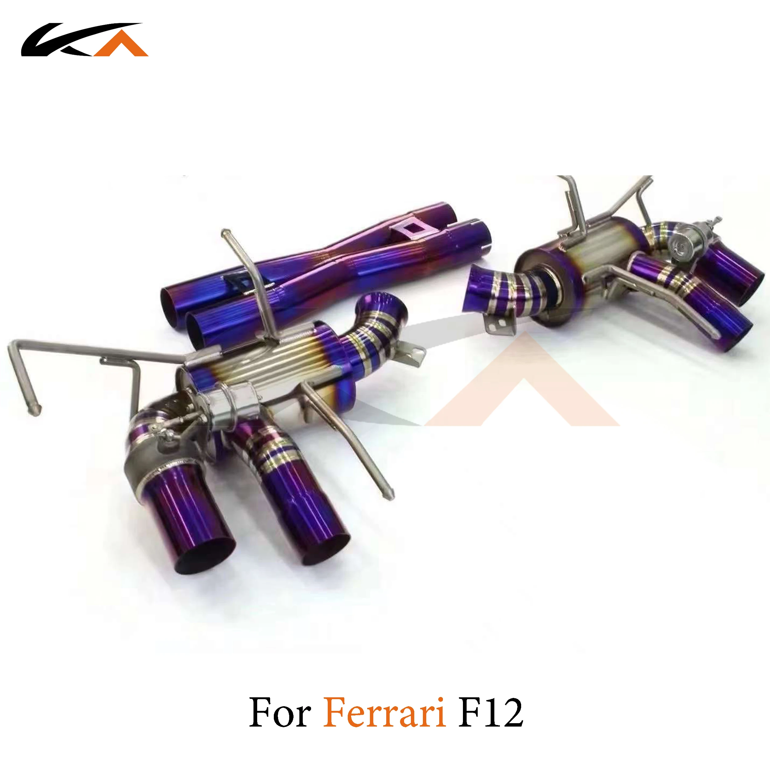 KA Tuning exhaust system titanium alloy catback for ferrari f12 performance auto parts with muffler valve car accessories