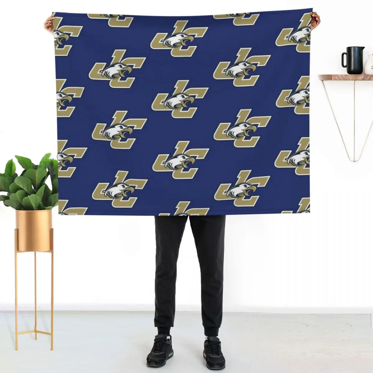 Juniata College Throw Blanket Luxury Designer Plaid on the sofa Large Softest Flannel Sofa Quilt Blankets