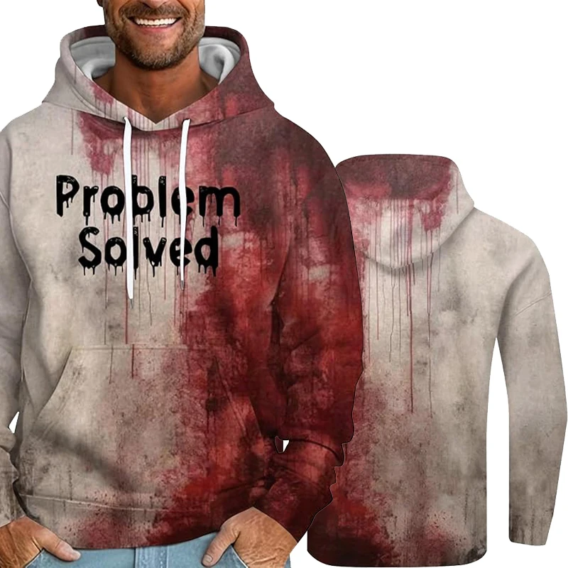 

Толстовки с капюшоном на Хэллоуин, мужские повседневные забавные толстовки с 3D принтом на шнурке, женские уличные пуловеры в стиле Харадзюку в стиле хип-хоп