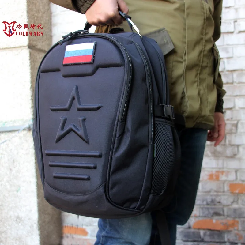 Russian Tactical Backpack Mammoth B Outdoor Soft Shell Backpack Russian Star Emblem 900D Waterproof Nylon