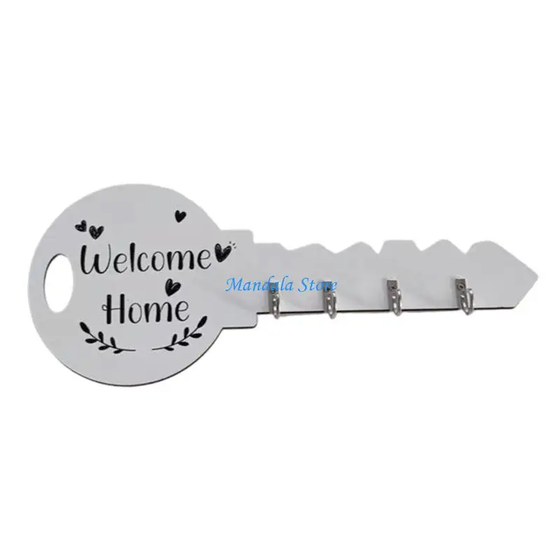 U2JC Wooden Multifunctional Hook in Bohemians Designs for Wall Mounting Keys Accessories and Light Decoratioin