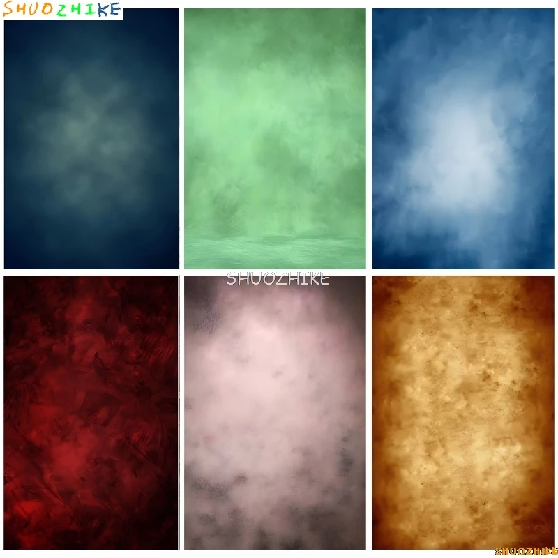 

Classic Vintage And Masters Backdrops For Photography Black Grey Grunge Abstract Background Portrait Texture Studio Props QY-03