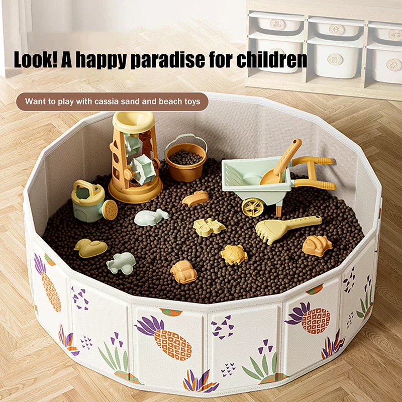 

Portable Foldable Children Ball Pit Indoor Sand Pool Playpen for Home & Nursery Use
