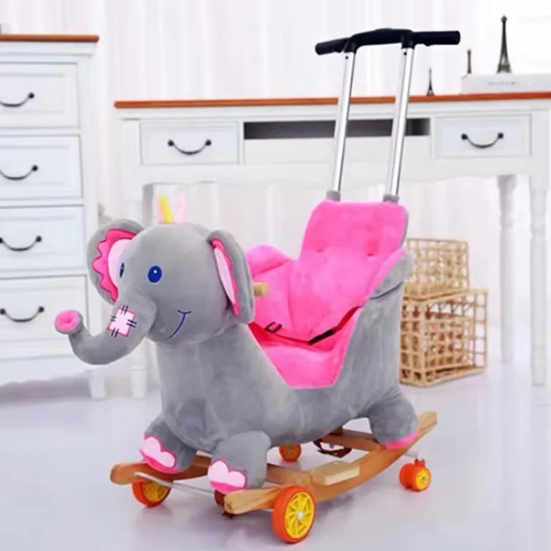 Best Choice Products Plush Unicorn Baby Ride Rocking Horse Toy