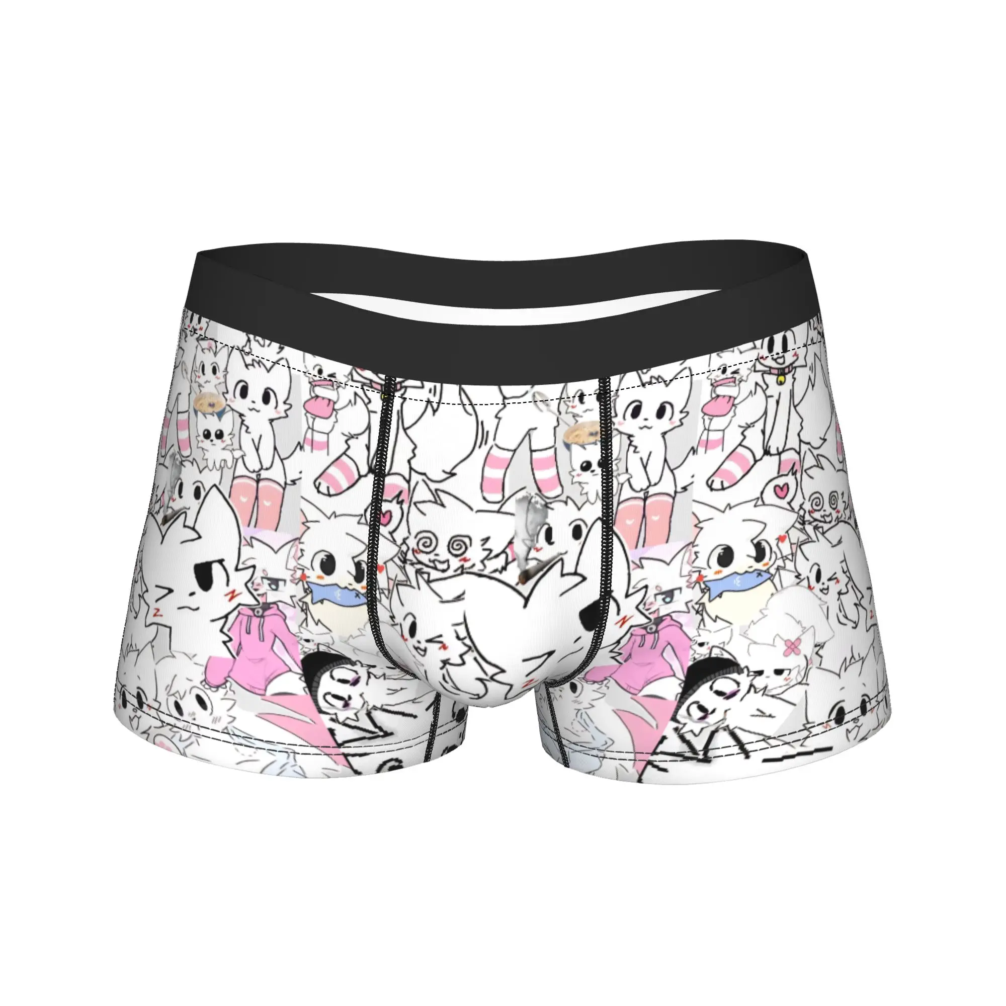 Boykisser Cat Merch Boxers Briefs Novelty Underwear  Boxer Briefs Gag Gift For Men