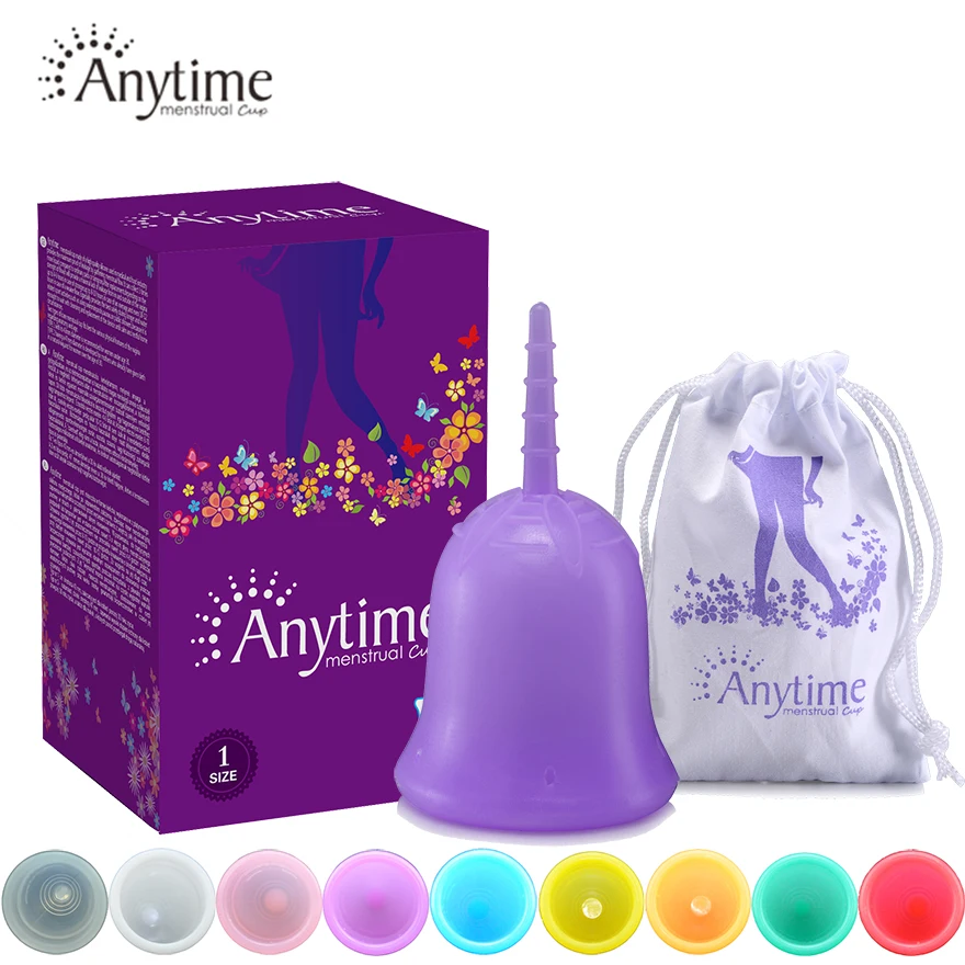 Anytime Feminine Hygiene Period Cup Menstrual Cups Wholesale Reusable Medical Grade Silicone For Women Menstrual Collector