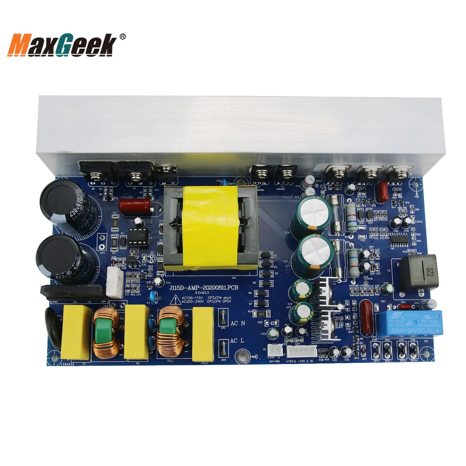 

Maxgeek Peak 1000W Class D Power Amplifier Board Mono Power Amp Board with Switching Power Supply