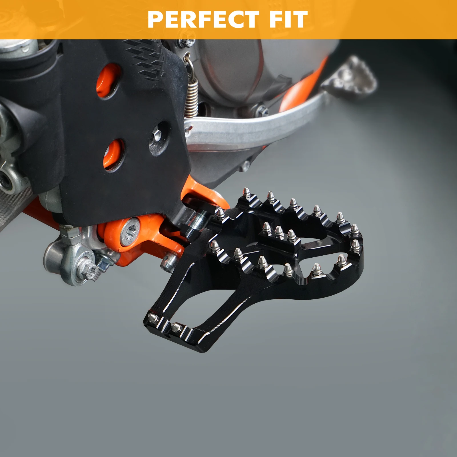 For KTM EXC 300 EXC-F 350 XCW 300 2017-2023 SXF 450 XCF 350 2017-2022 Extender Foot Pegs For Husqvarna TE 300 GasGas EC 300