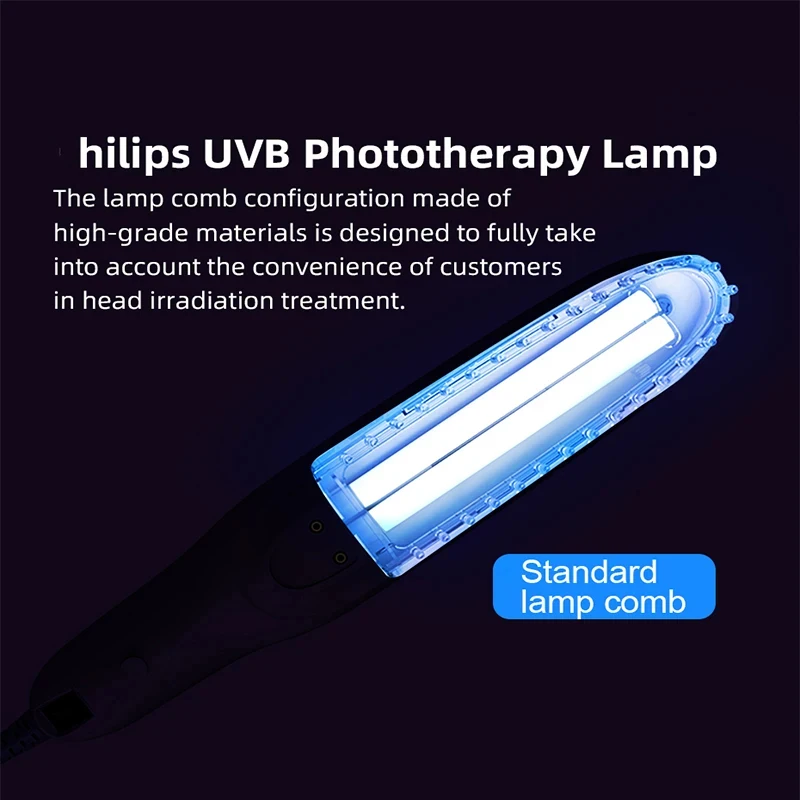 Uvb 311nm Narrow Band Light Therapy Lamp Instrument For Psoriasis Vitiligo Skin Disease Treatment Anti-White Spot Of Uvb Lamp