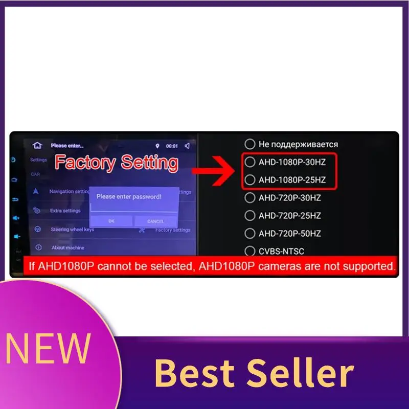Реверсивная камера «рыбий глаз» HFES 170 °   1920x1080P для автомобиля AHD CBVS 720P металлический корпус объектива черная камера заднего вида прочная (
