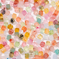 20pcs/lot Acrylic Square Beads Loose Spacer Beads Handmade for DIY Jewelry Making Earrings Bracelet Necklace Accessories