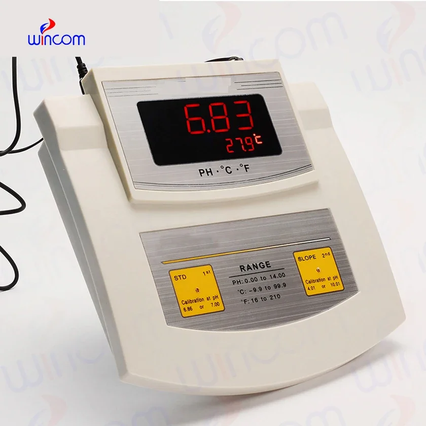 Alat Ukur PH EC PPM TDS Benchtop untuk Kosmetik Cair Laboratorium, Meter PH Digital untuk Air, Harga Meter PH Digital