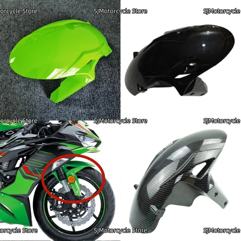 

Motorcycle Front Fender Fairing Mudguard Front wheel Covers Fit For Kawasaki ZX-6R ZX6R 2019-2024 Z1000SX Ninja1000SX 2020-2025