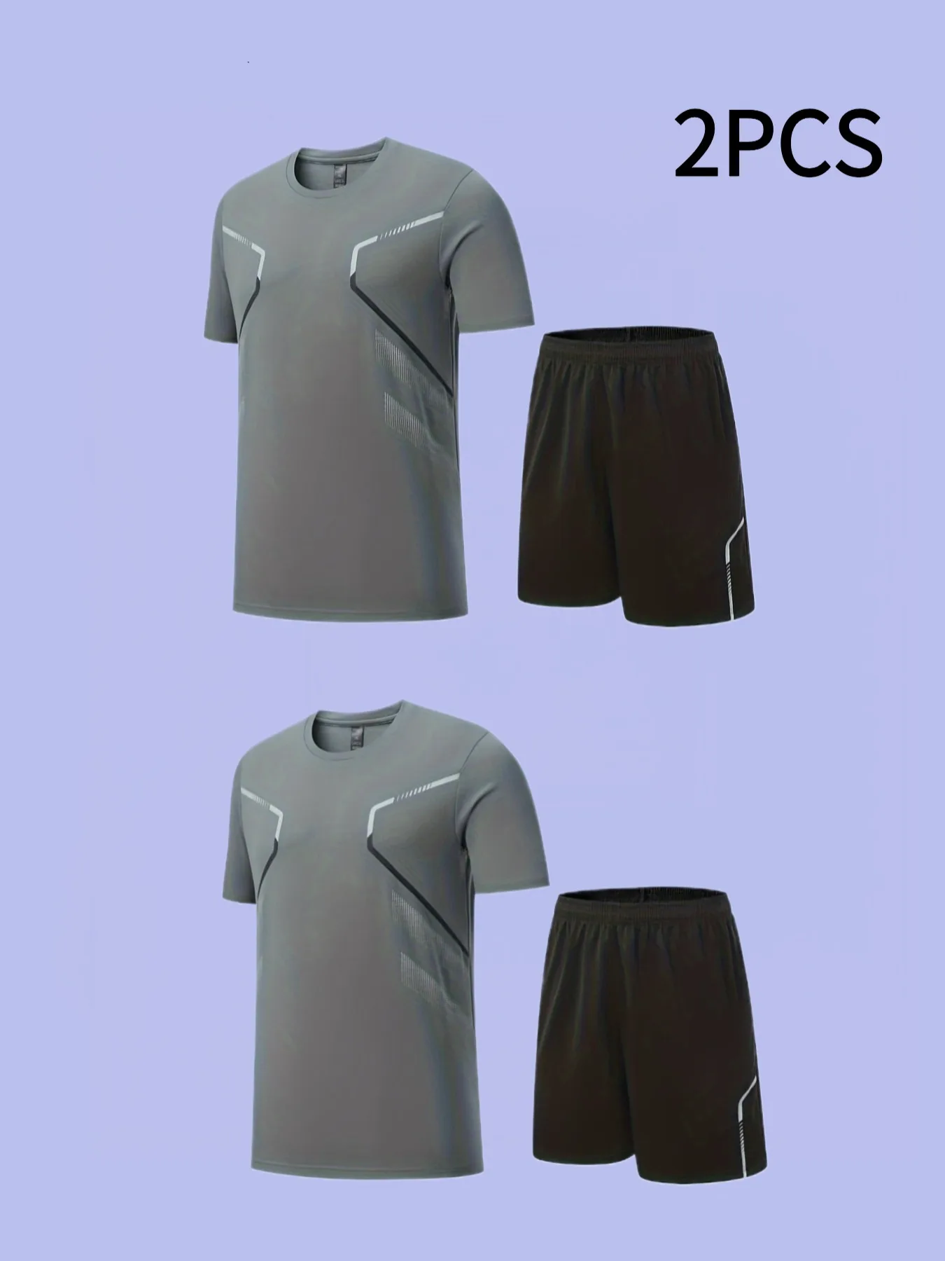 

Мужская спортивная одежда из 4 предметов, одежда для бега и фитнеса, дышащая быстросохнущая одежда, снаряжение для гольфа, повседневная одежда для активного отдыха