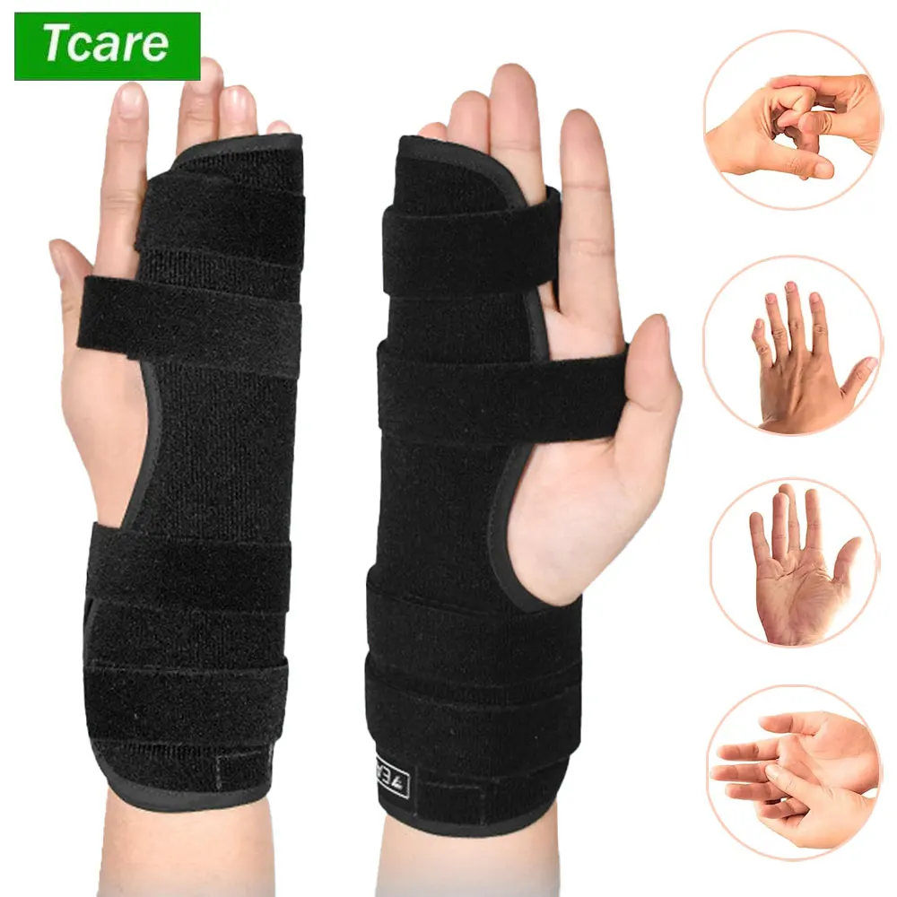 Boxer Fracture Splint, Pinky Finger Splint, Adjustable Metacarpal Splint Hand Brace for Arthritis Fracture Broken Trigger Finger