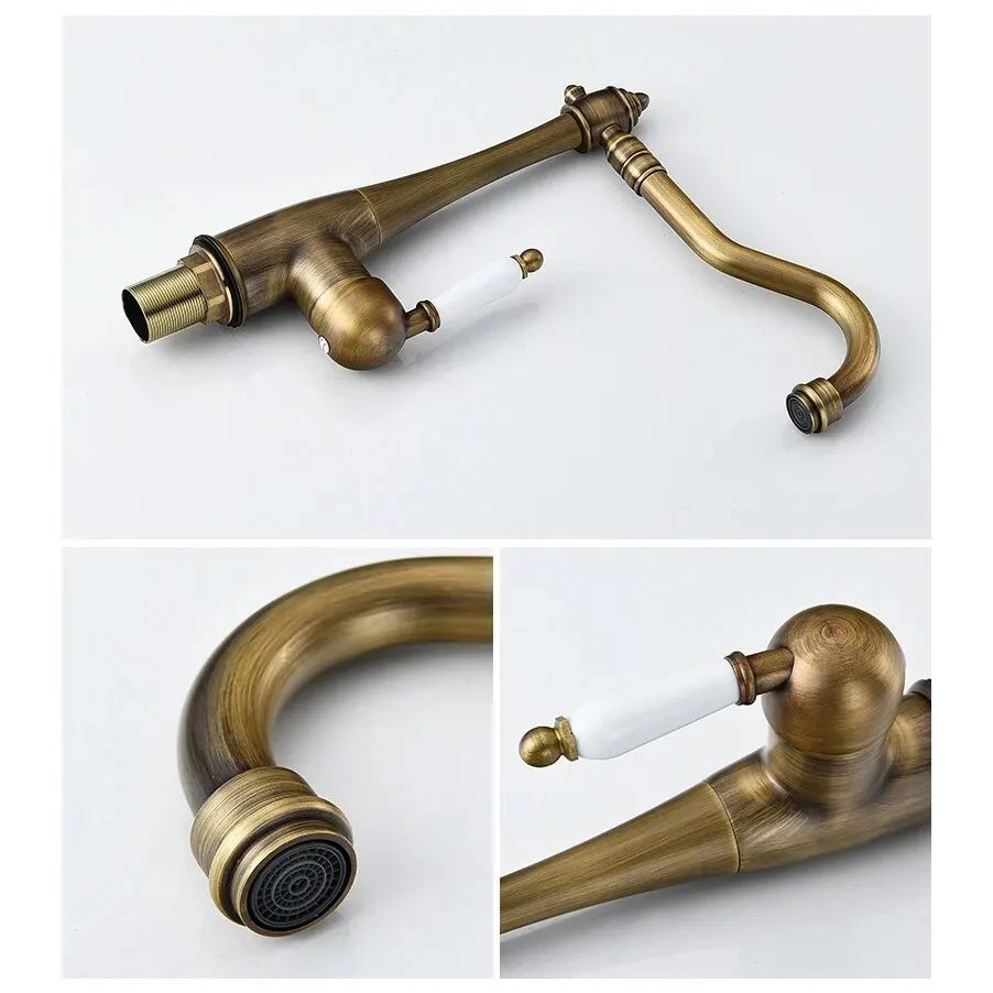 Kitchen Faucets Deck Mounted Mixer Tap 360 Degree Crane For Kitchen Faucet Rotation Spray Mixer Tap Torneira Cozinha Elk45