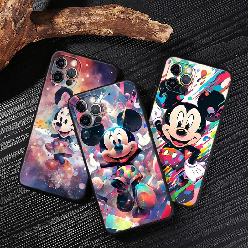

Mickey Mouse Disney Case For iPhone 17 16 15 14 13 12 11 Pro Max Plus Back Cover For iPhone 17Pro 17E Air 16e Protect Soft Funda