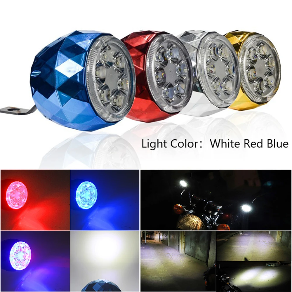 LED motorcycle Headlights flashing Signal light Scooter flashlight led motorcycle Driving lights Fog lamp Motorcycle accessories