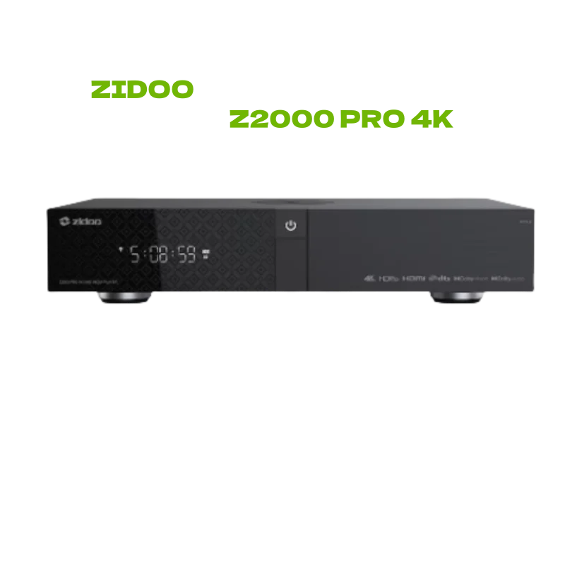 ZIDOO Z2000 PRO 4K Media Player, RTD1619BPD Chipset, Android 11 OS, Support HDR10+ and All HDR Technoly, Hidden HDD Bay and Ante