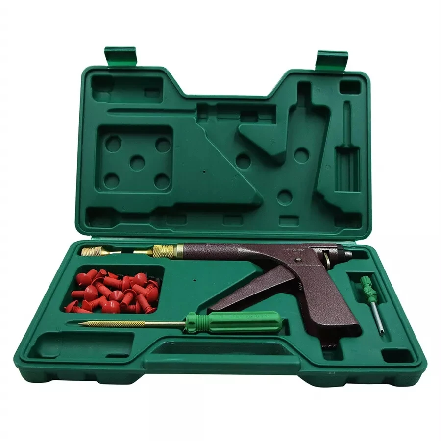Auto Motorrad Fahrrad Tubeless Reifen Reparatur Punktion Professionelle Reparatur Kit Vakuum Reifen Reparatur Pistole Auto Luft Undicht Rad Reifen Kit – Detail 3