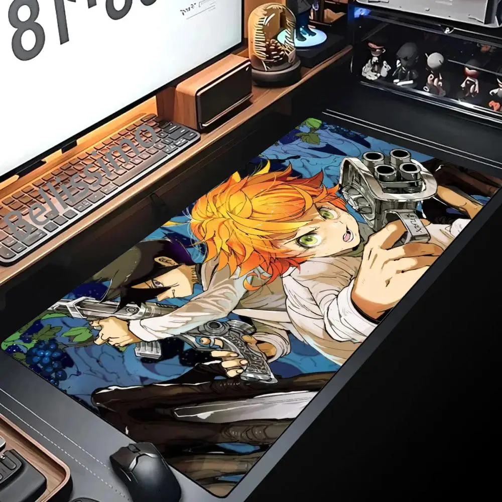 

Luxury mousepad The Promised Neverland Large Mousepad 900x400mm Mouse MatDesk Mat With Pad Gaming Accessories Prime Gaming XXL