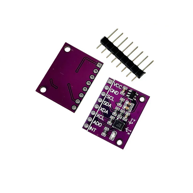 The QMI8658 sensor module is compatible with the BMI160 six-axis gyroscope evaluation board and can replace the MPU6050 as a 6DF