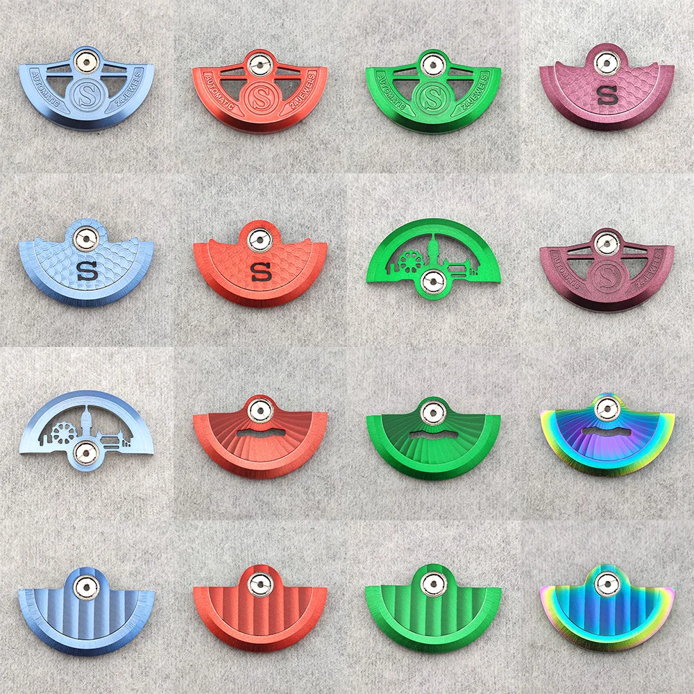 138 Styles NH35 Oscillating Weight Rotors High Quality Metal Rotors Compatible For NH35 NH36 NH38 4R Movement Replacement Parts image 6