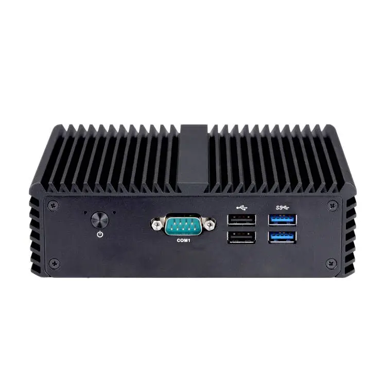 Mini enrutador Intel I225 de 2 Gigabit, Mini PC Industrial cortafuegos Linux de 4 RS232.