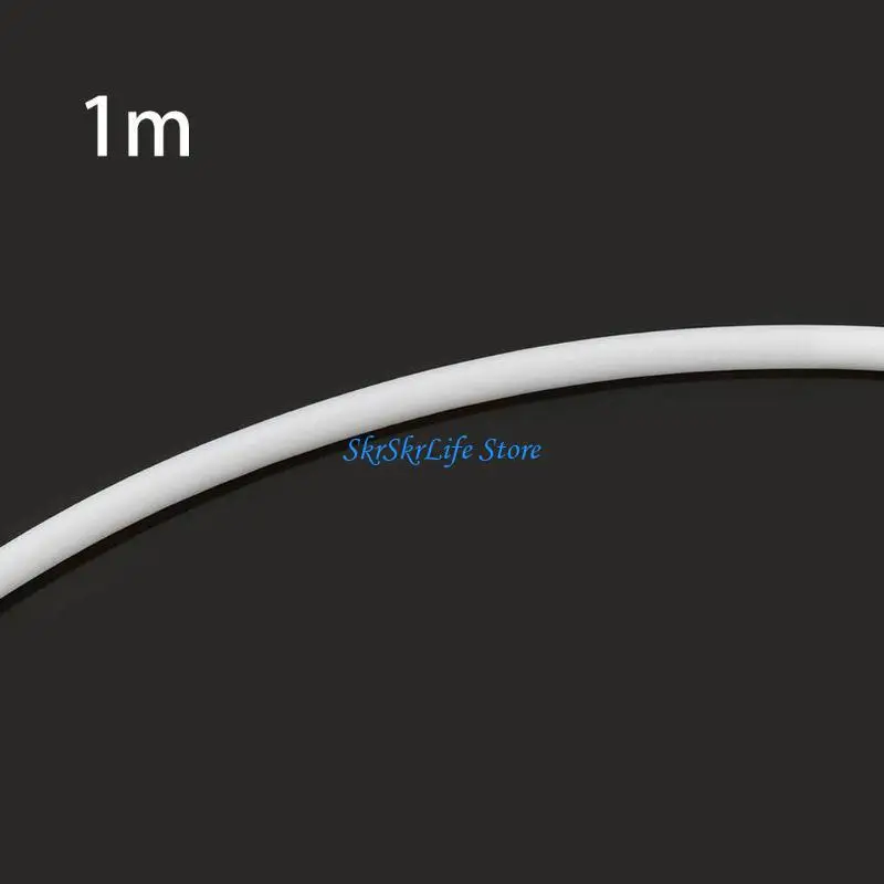 

E65E PTFE Tube Pipe Remote Nozzle Feeding Tube 2mmX4mm High Temperature Resistance 1M