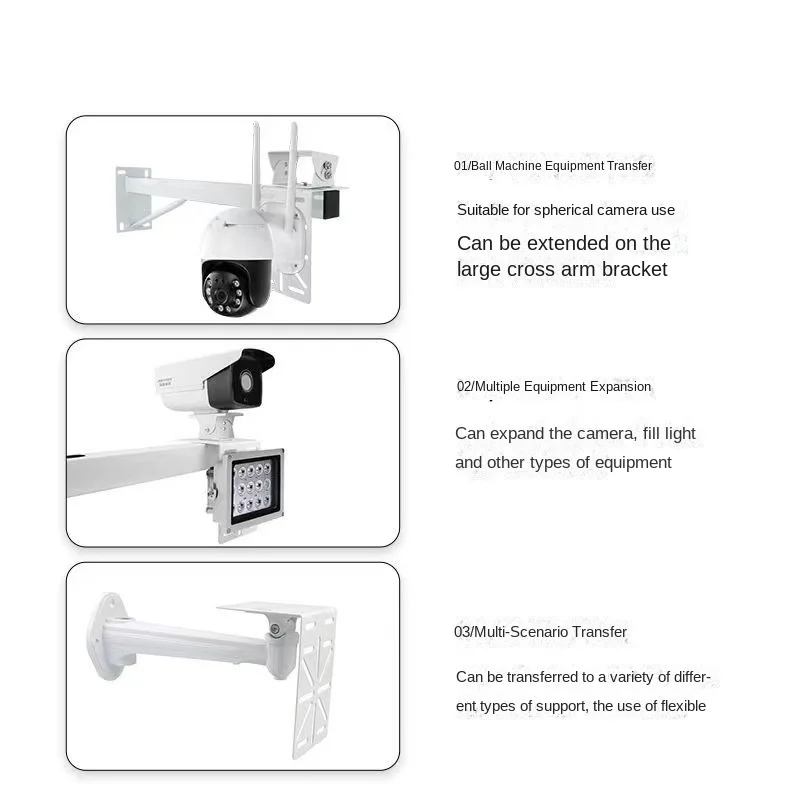 Camera Auxiliary Bracket Stainless Steel Universal Adapter Board Multifunctional Adapter Steel Board for PTZ Cameras Speed Dome