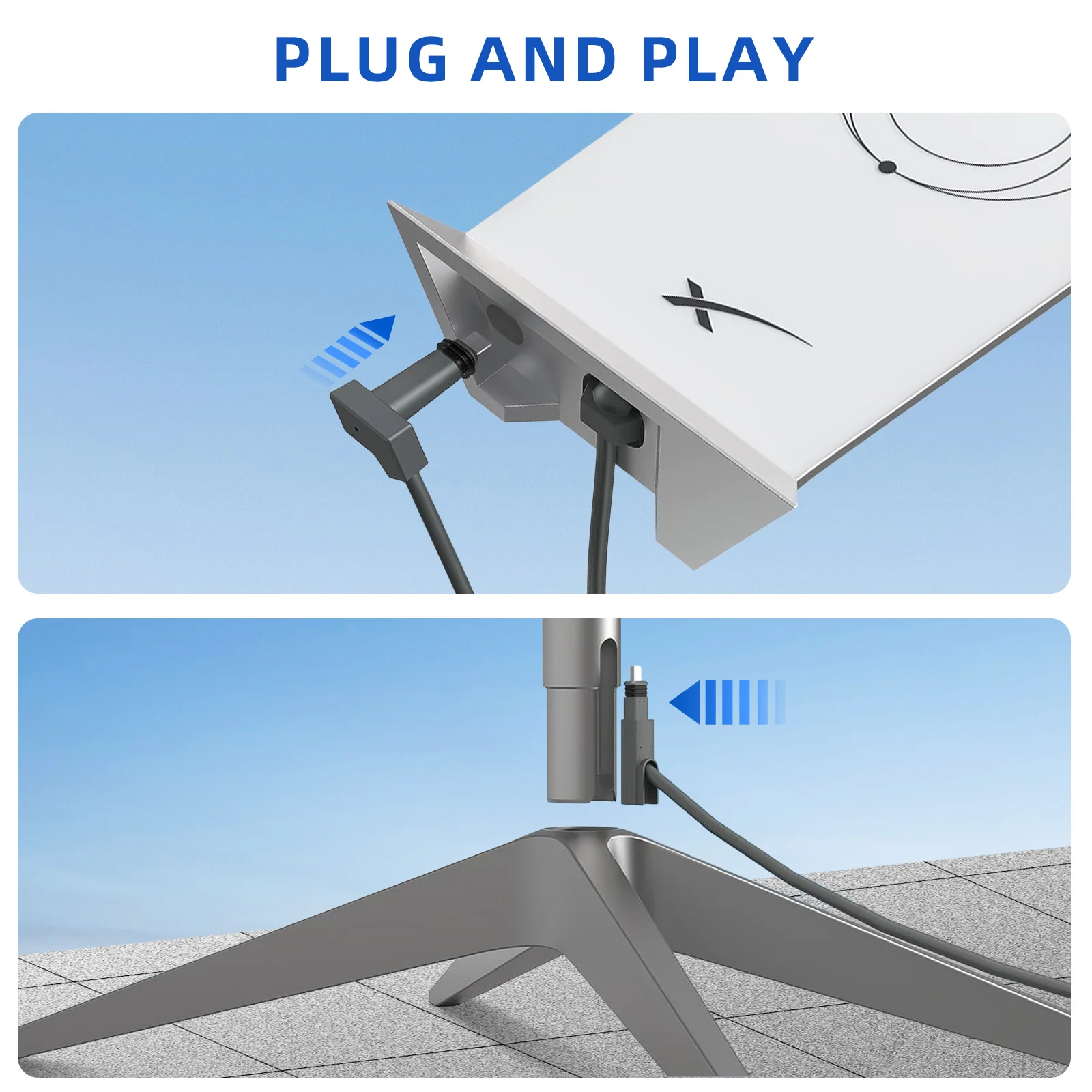 Cable Web de extensión para Starlink, enrutador Gen2 accionado, Plug and Play, Kit de reparación de 2M, extensión de reemplazo, velocidad de