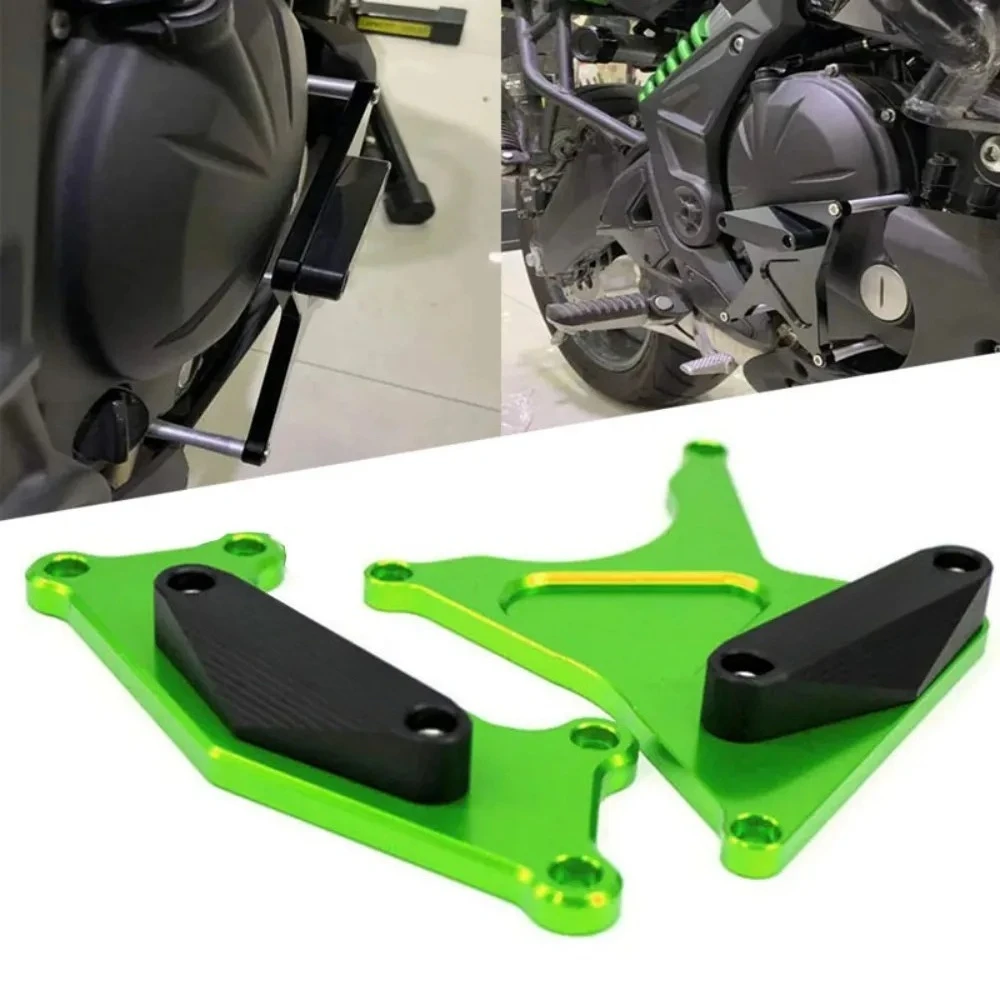 Per Versys 650 KLE650 2020-2011 2010 2009 2008 2007 2006 Motore Del Motociclo Copertura Telaio di Protezione Cursori Statore Pad Crash Protector