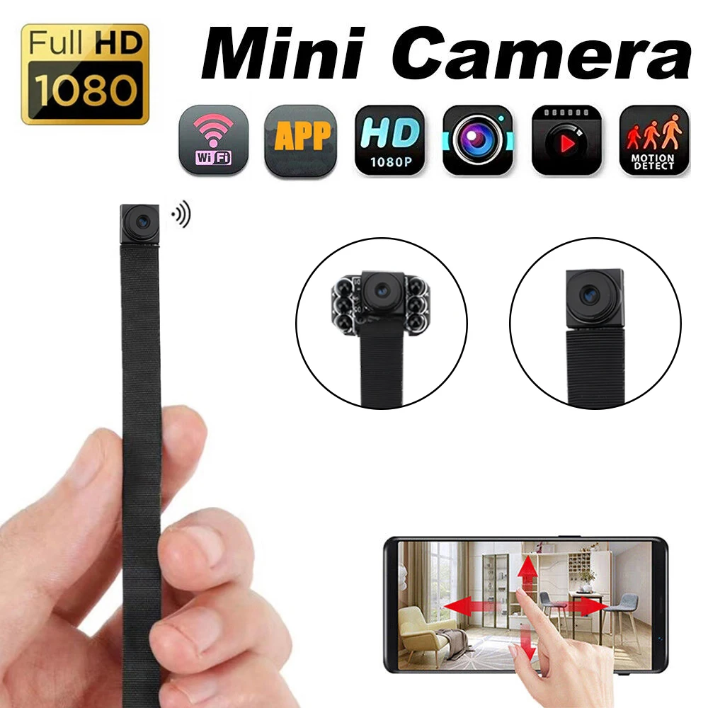 HD 1080P DIY Camera WiFi IP Mini Camera Night Vision Motion Detection Remote Viewing P2P Wireless Mini Camera Loop Recording