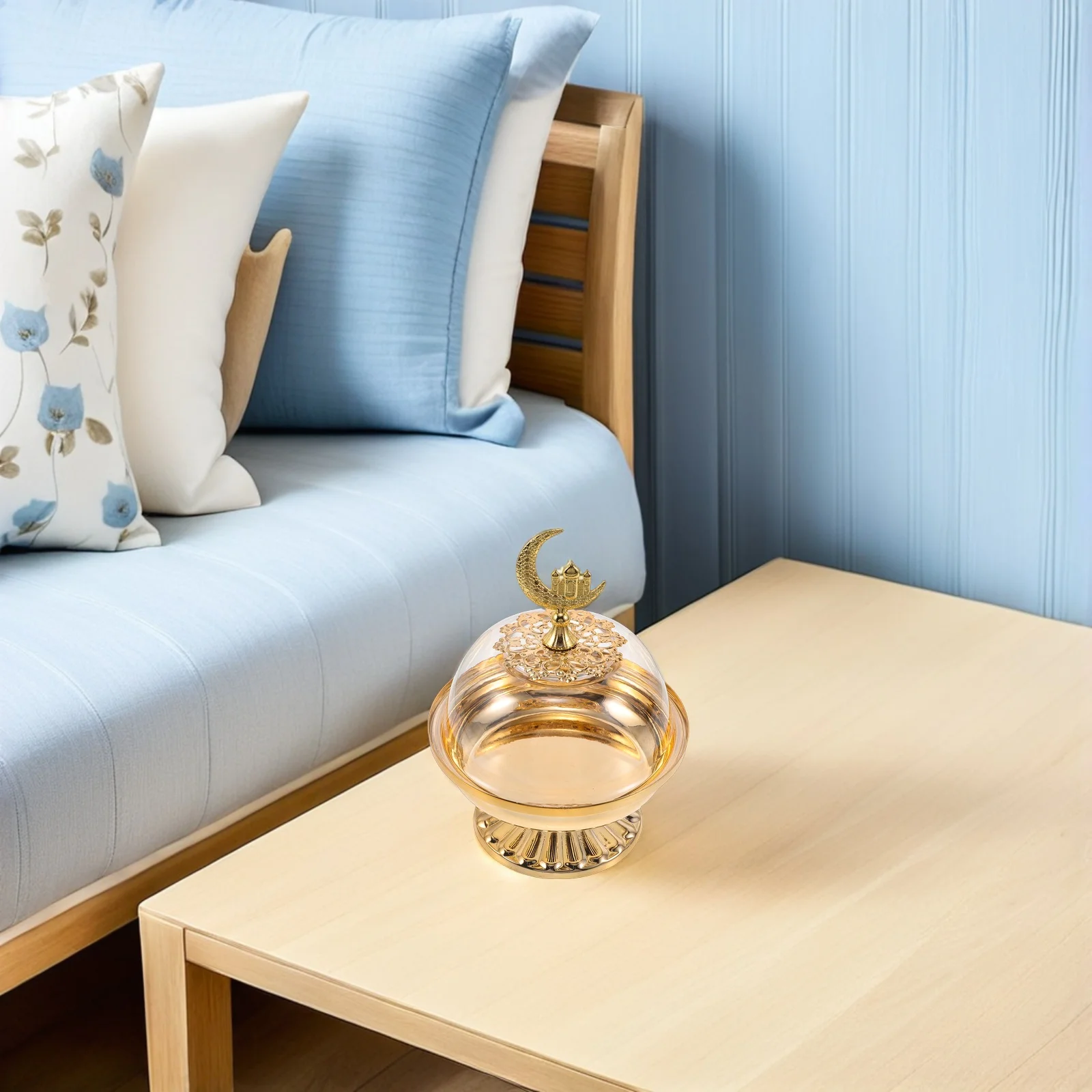 

Elegant Middle East Fruit Tray Reusable Easy Clean Dry Fruit Dish Snack Platter Nuts Storage Tray Eid Mubarak Decor