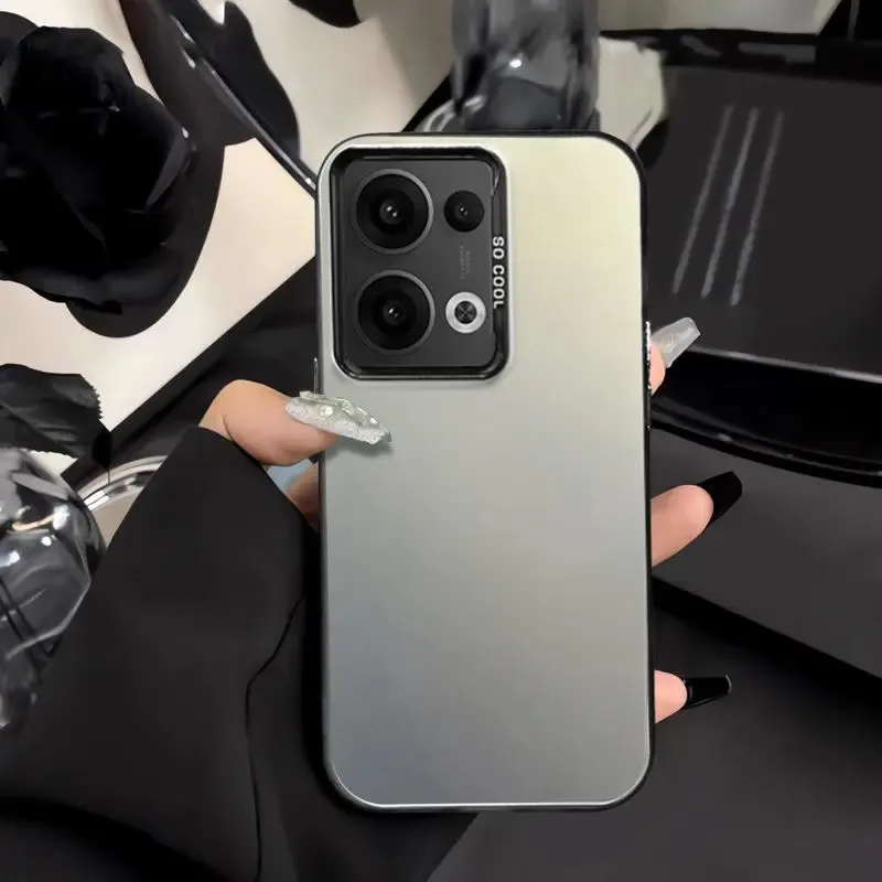 Phone Cases For OPPO Reno13 Case For Appo Orrs Reno13 Pro Reno13Pro Matte Laser Colorful Bumper Armor Shockproof Cover Carcase