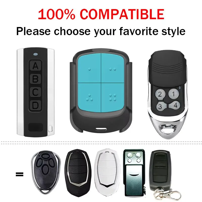 10pcs / 20pcs New MOTORLINE 433.92MHz Garage Door Remote Control Compatible With MOTORLINE FALK RCM MX4SP DSM MXS4SP RCM MX5SP