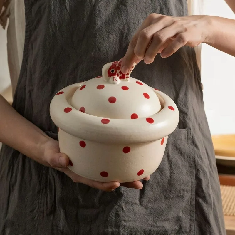 High-value saucepan, high-temperature household complementary food pot, soil pot