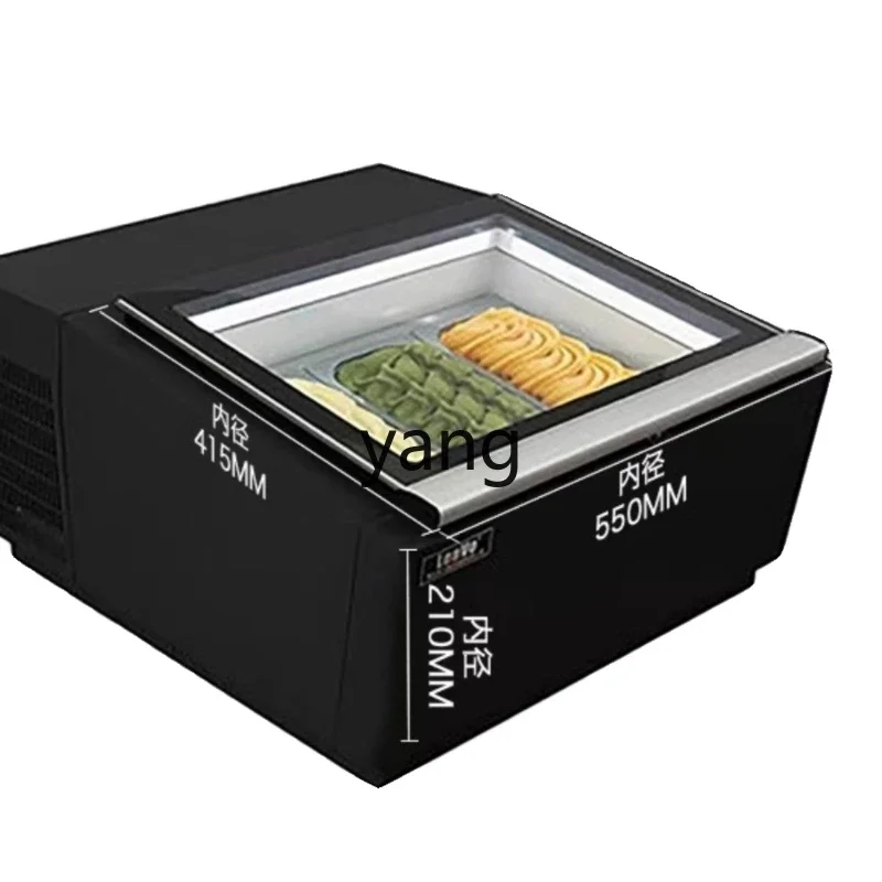 CX Ice Cream Display Case Ice Cream Cabinet Freezer Desktop Stall Commercial Hard