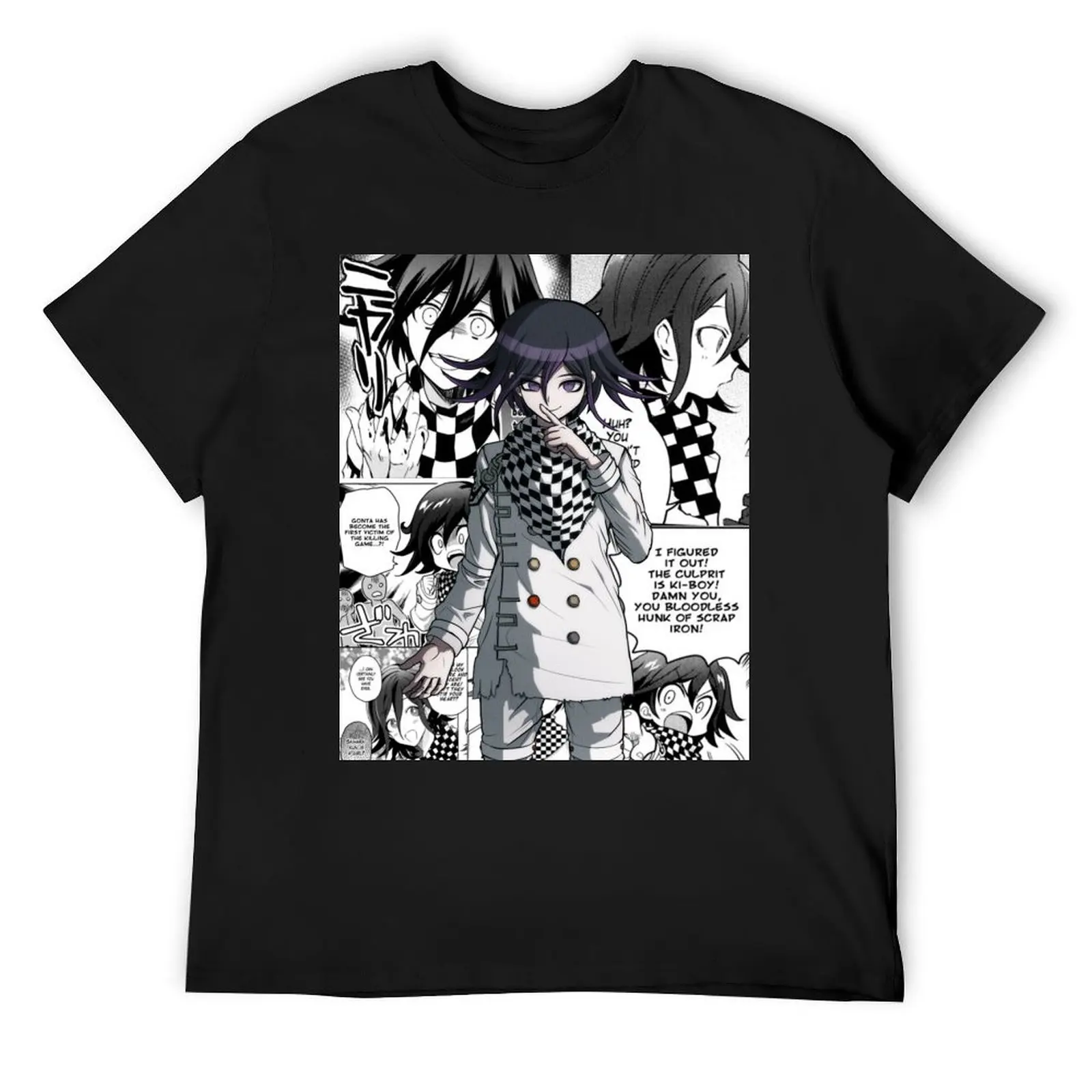 Kokichi Ouma Embodiment of a Lie Manga T-Shirt quick-drying tops hippie clothes sweat shirts, men