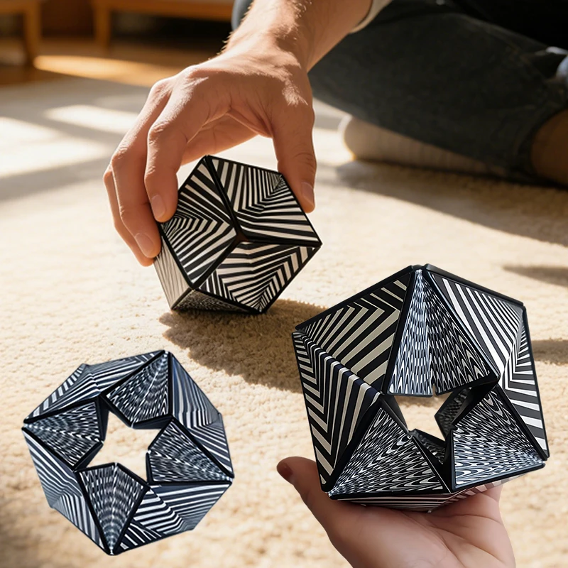 Cubo Mágico Infinito 3D, Rompecabezas Irregular, Antiestrés, Alivio del Estrés de Oficina, Colección para Autismo, Juguetes para Niños, Regalo