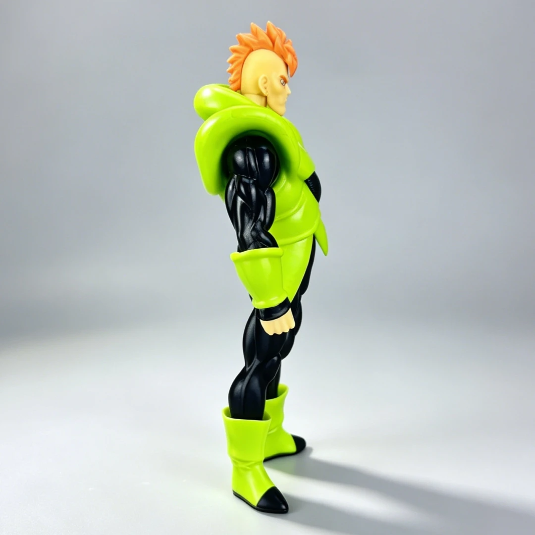 21cm/8.26in Dragon Ball Z Android 16 Figure Red Ribbon Army PVC Statue Collection Model Doll Anime DBZ Action Figures Toy Gift view 3