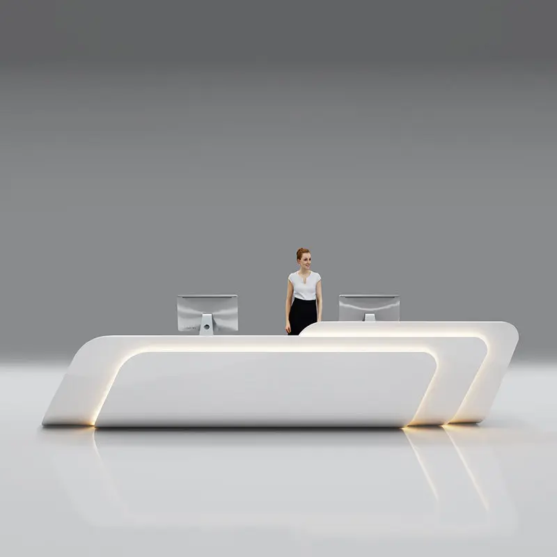 

Baking paint Company Front Desk Reception Beauty Salon Cashier table Gym Institution Consultation Desk Hotel Welcome Desk