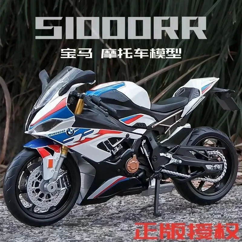 

Makoda 1:12 BMW S1000RR alloy car model simulation motorcycle Honda racing display toy car gift man