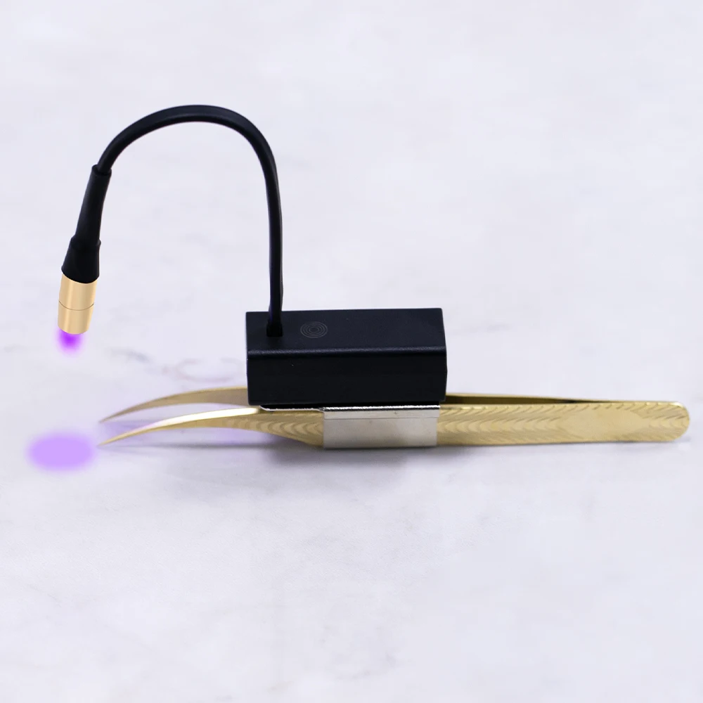 

Pinky Leem 395-405nm Led Uv CE EMC RoHs Сменная головка лампы Прививка ресниц Сенсорный пинцет Свет